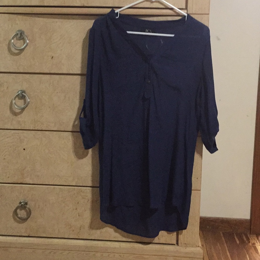 BCX tunic dress top/ semi sheer❤️